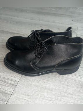 VTG new Men's Biltrite Steel Toe EH Chukka Work Leather Black Ankle Boots Sz 10R